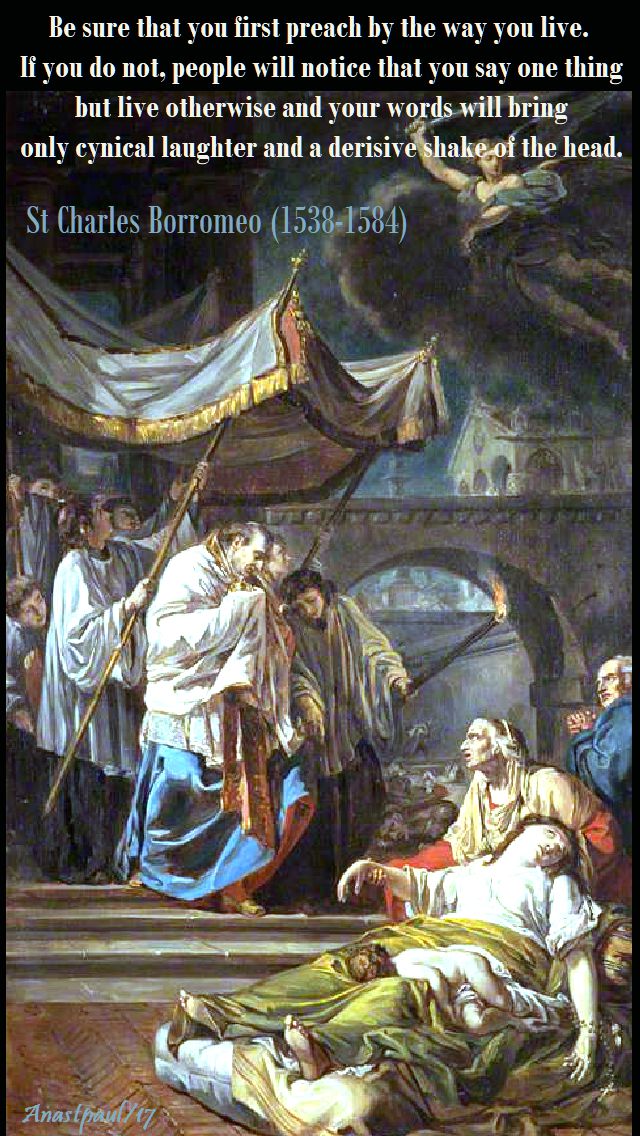 be sure that you - st charles borromeo - 4 nov 2017