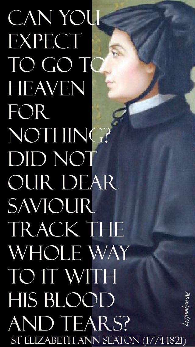 can you expect - st elizabeth ann seton - 14 nov 2017