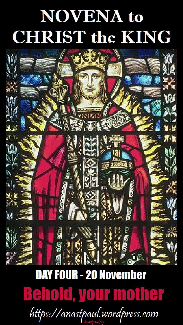 DAY FOUR NOVENA christ the king - 20 Nov 2017