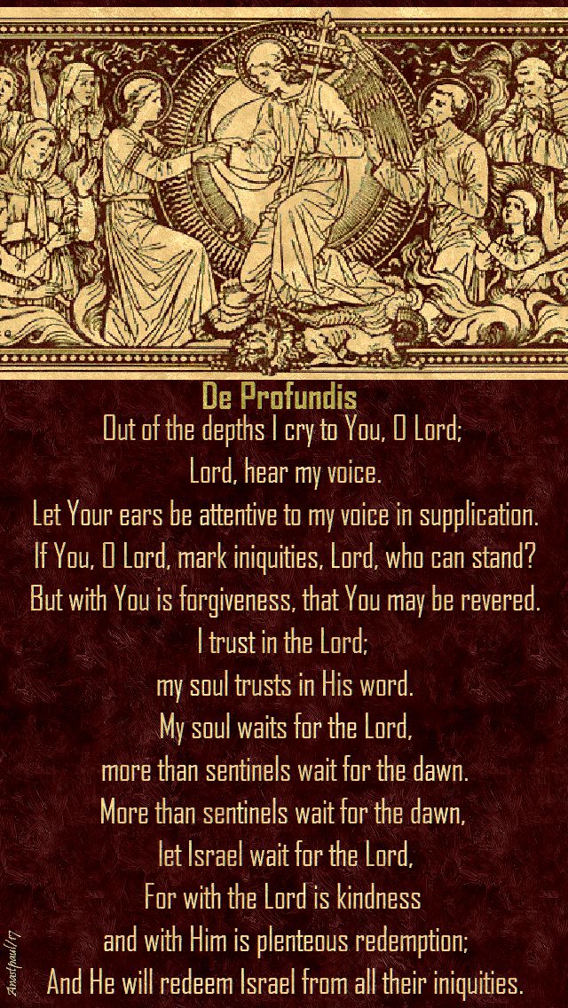 de profundis - 2 nov 2017