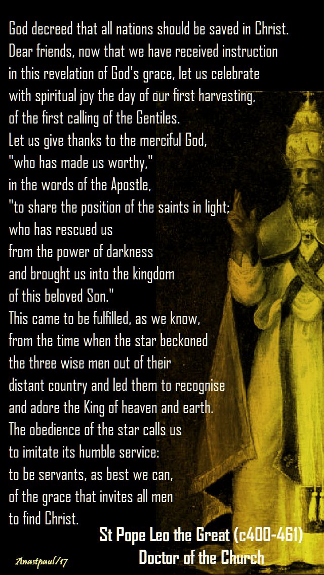 god decreed - st leo the great - 10 nov 2017