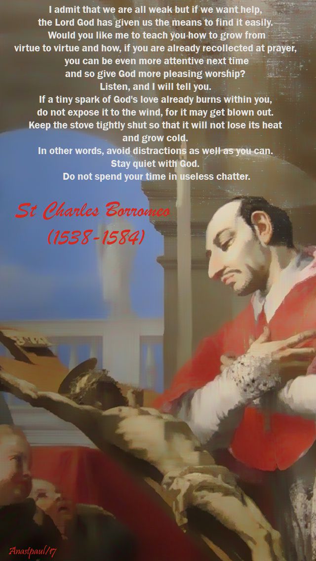 i admit that we are - st charles borromeo - 4 nov 2017