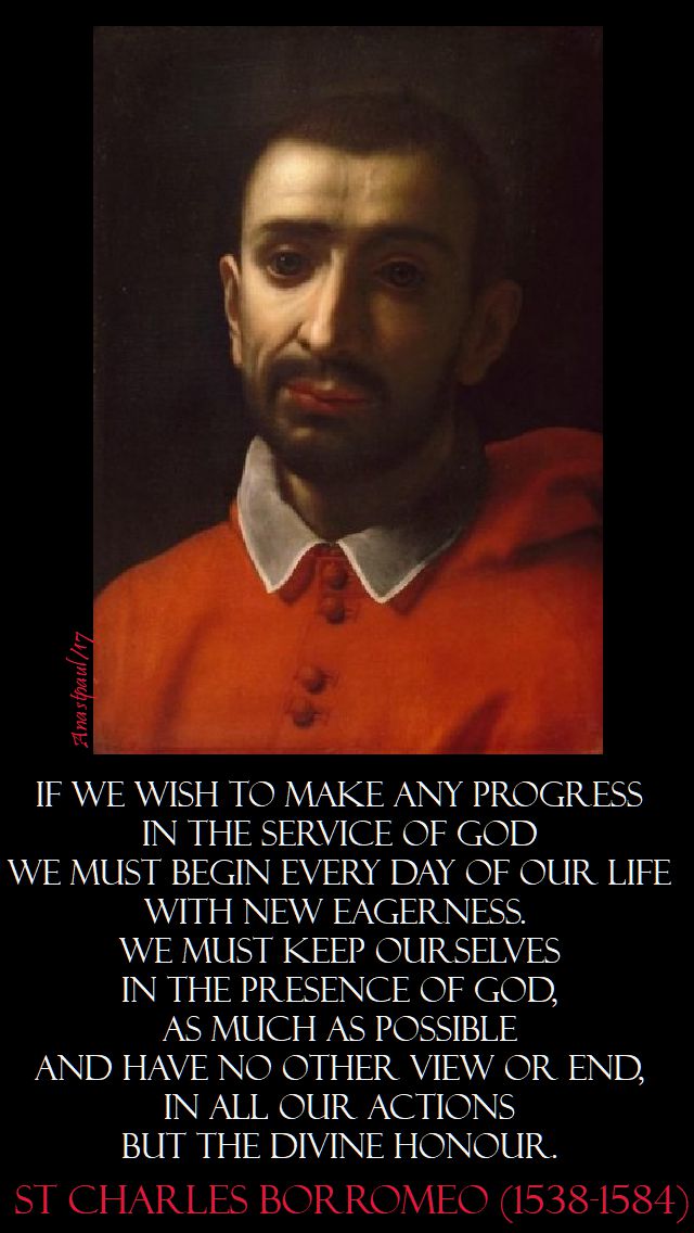 if we wish - st charles borromeo - 4 nov 2017