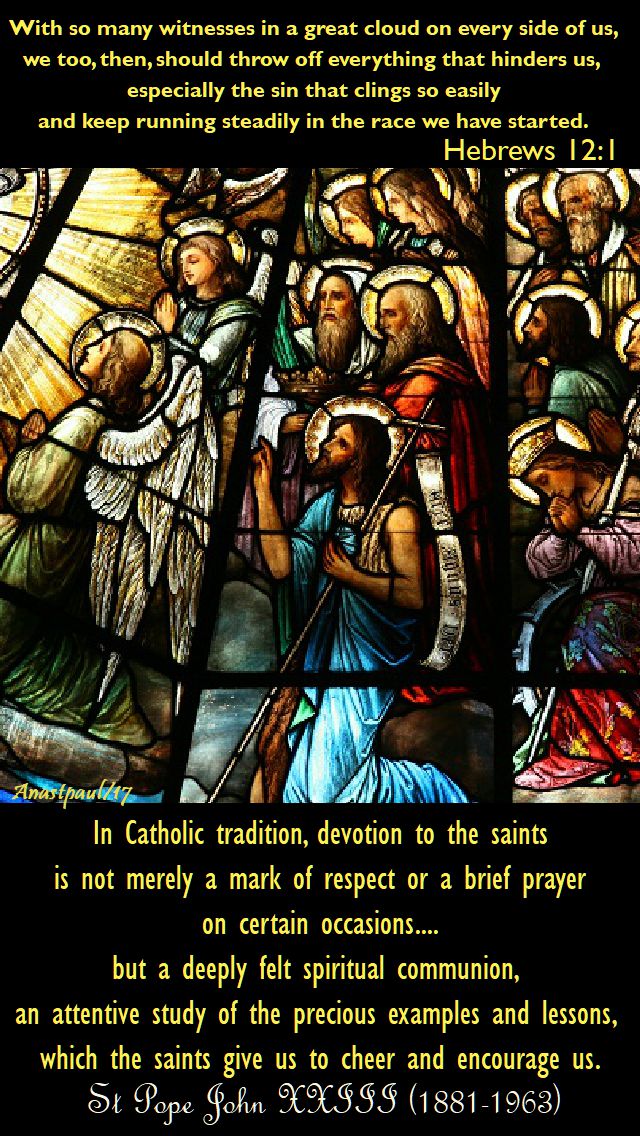 in catholic tradition - st pope john 23 - 6 nov 2017