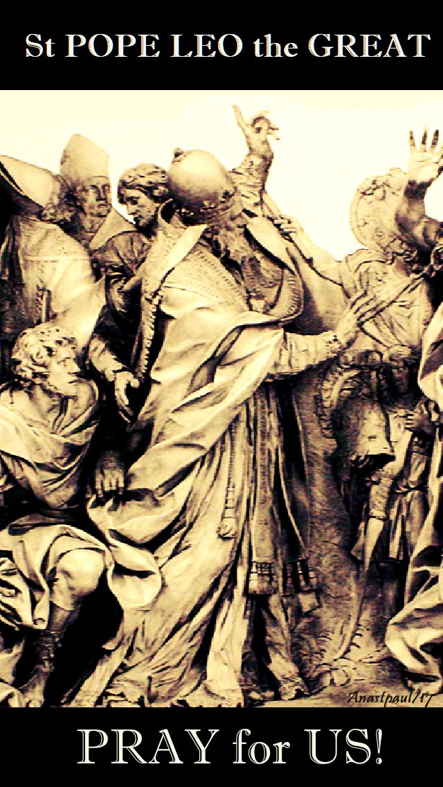 st pope leo THE GREAT - pray for us