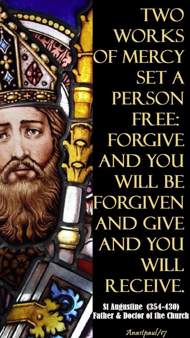 two works of mercy - st augustine - 17 nov 2017