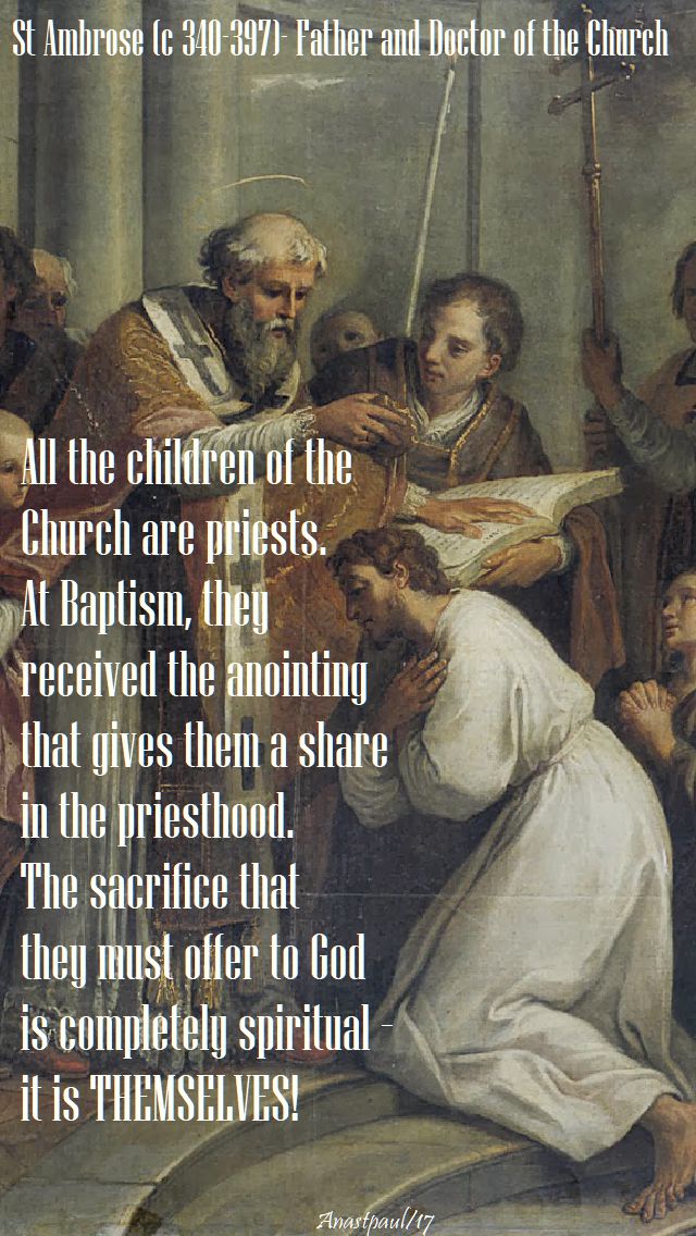 all the children of the church - st ambrose - 7 dec 2017