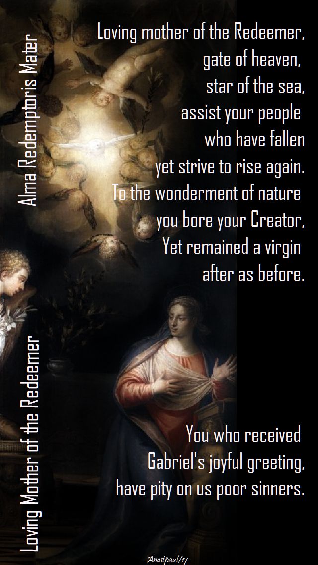 ALMA REDEMPTORIS MATER - 17 DEC 2017
