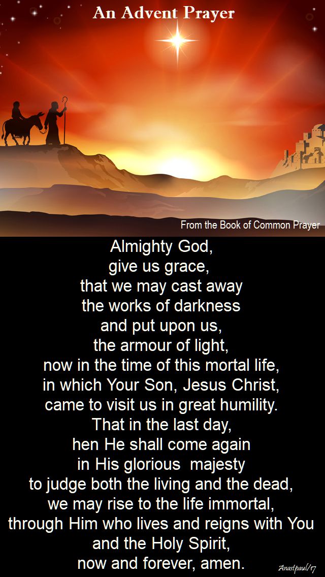 an advent prayer - 5 dec 2017