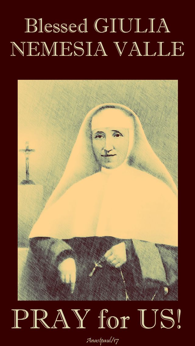 bl giulia valle - pray for us