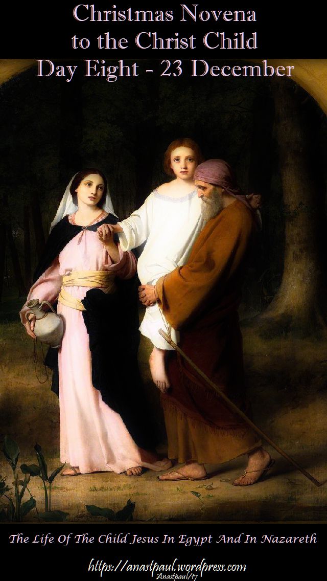 DAY EIGHT NOVENA TO THE CHRIST CHILD - 23 DEC 2017 - NO 2