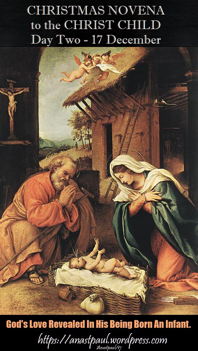 DAY TWO NOVENA TO THE CHRIST CHILD - 17 DEC 2017