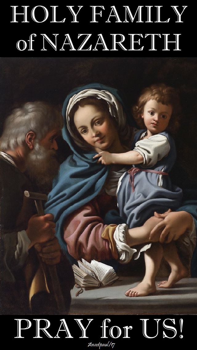 holy family pray for us no 2 - 31 dec 2017