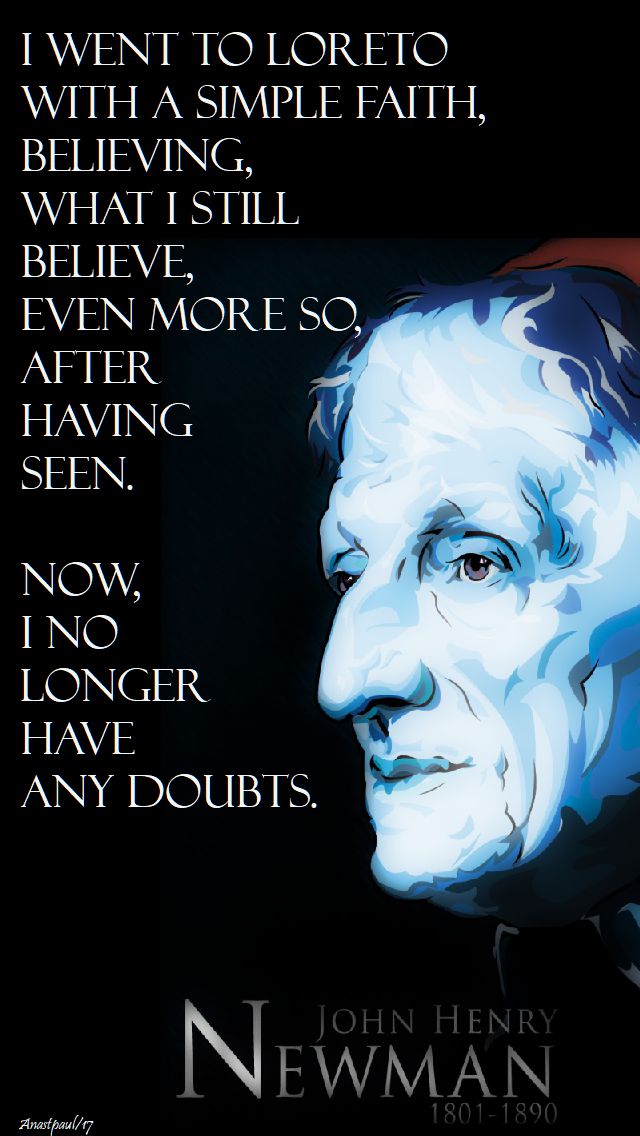 i went to loreto - bl john henry newman - 10 dec 2017