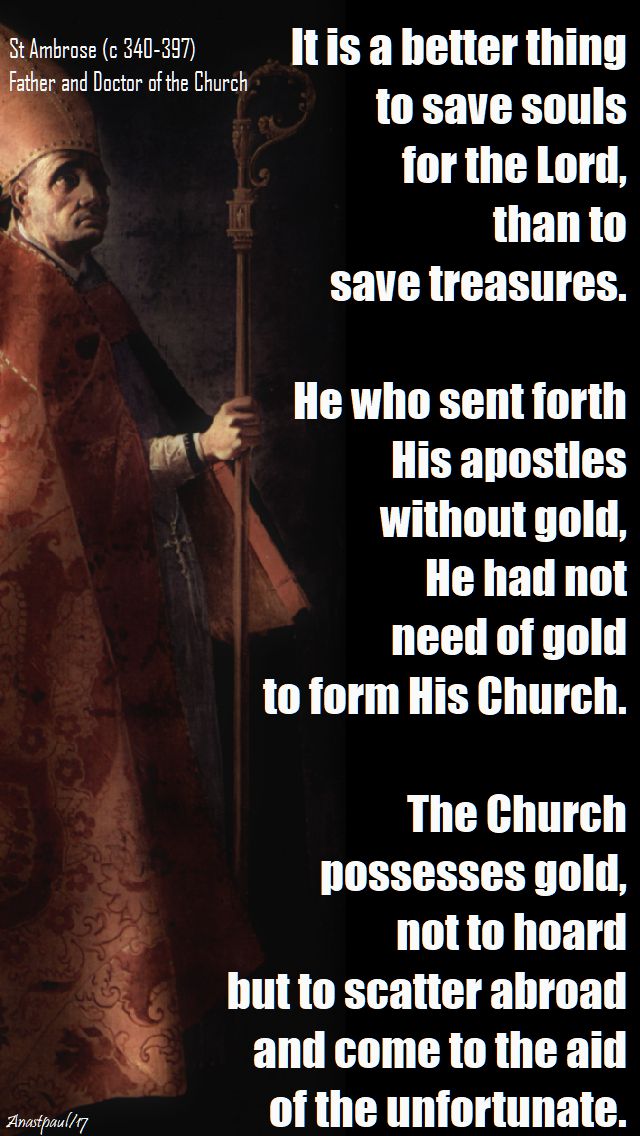 it is a better thing - st ambrose - 7 dec 2017