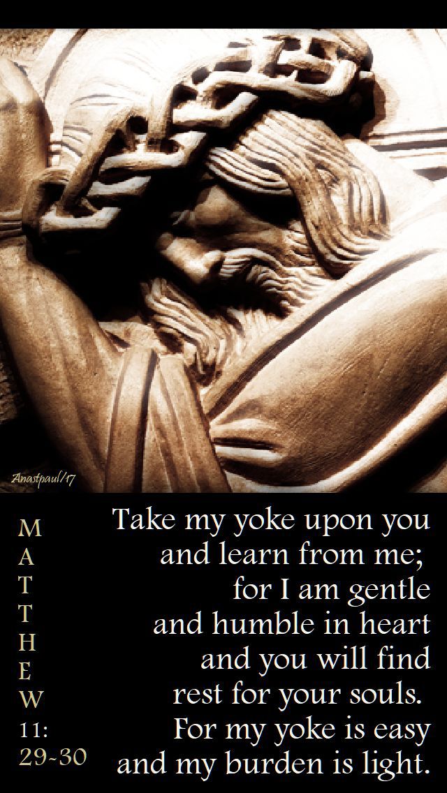 matthew 11 29-30