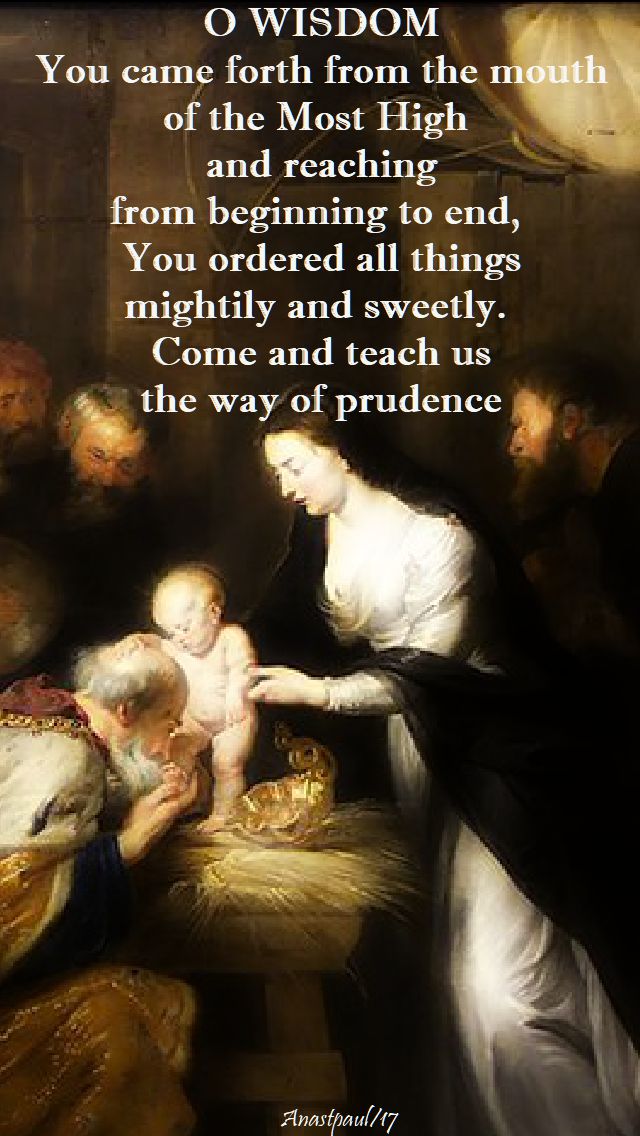 O WISDOM - 17 DEC 2017