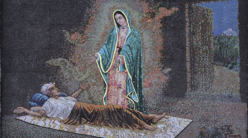 Our lady heals Juan Bernardino