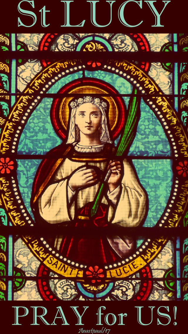 st lucy pray for us 2