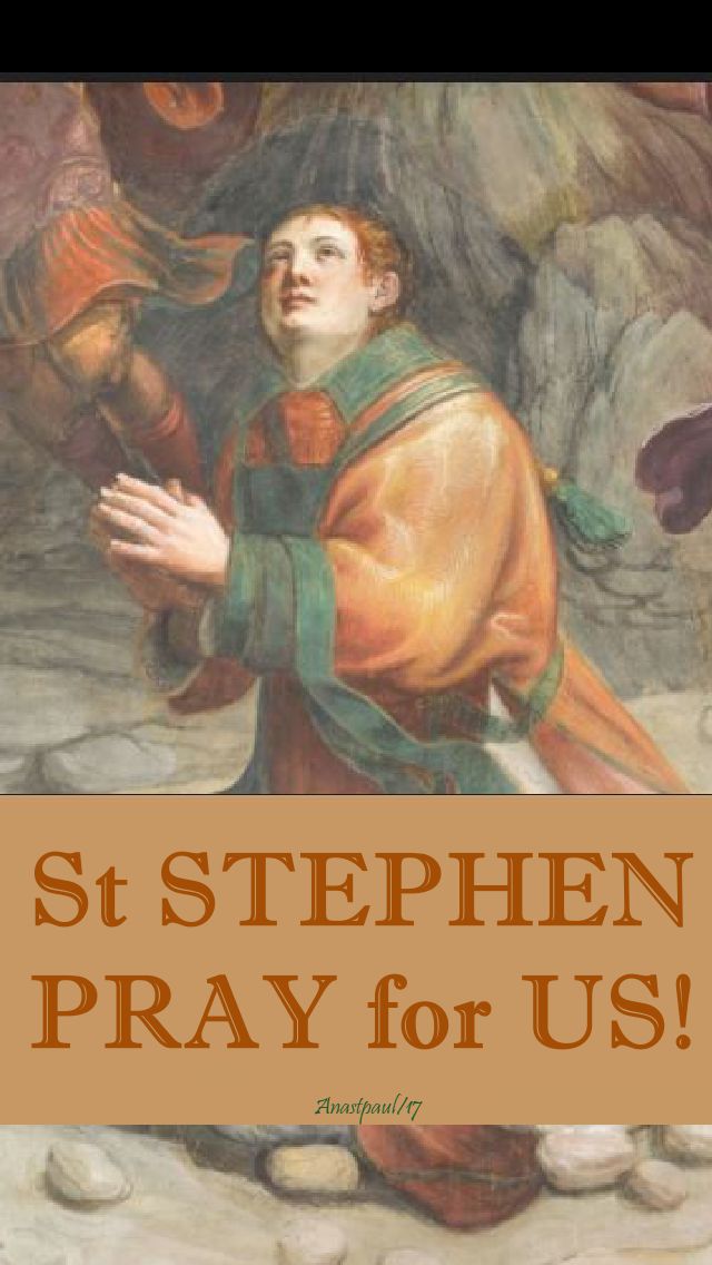 st stephen pray for us