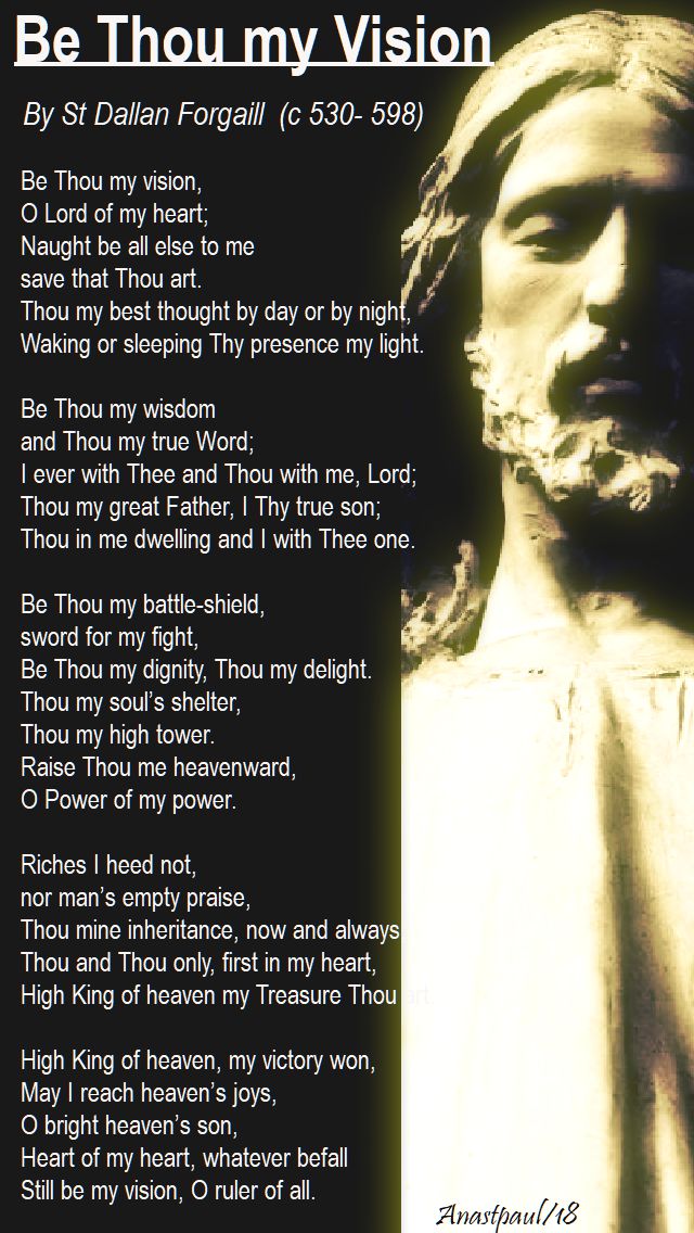 be thou my vision by st dallan forgaill - 29 jan 2018