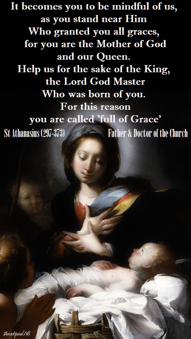 it becomes you to be mindful - st athanasius - 1 jan 2018