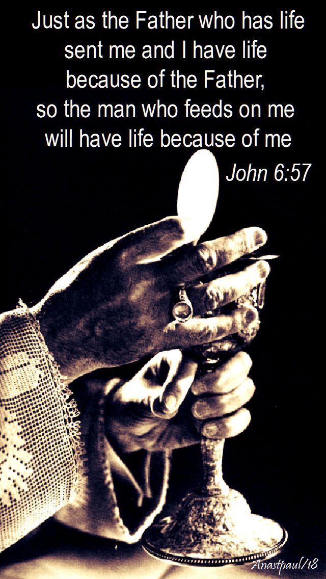 john 6 57 - 18 jan 2018