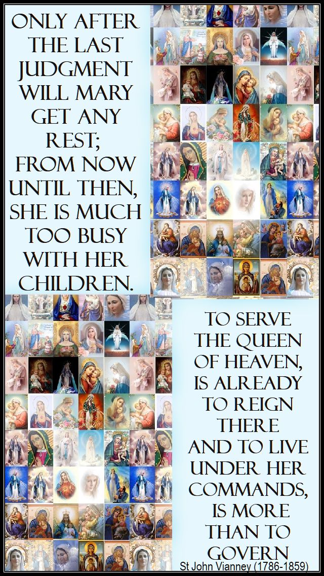 only after the last judgment - st john vianney - 15 jan 2018