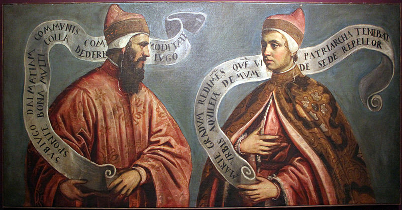 Portrait of Doges Pietro Orseolo II and Ottone Orseolo-Tintoretto