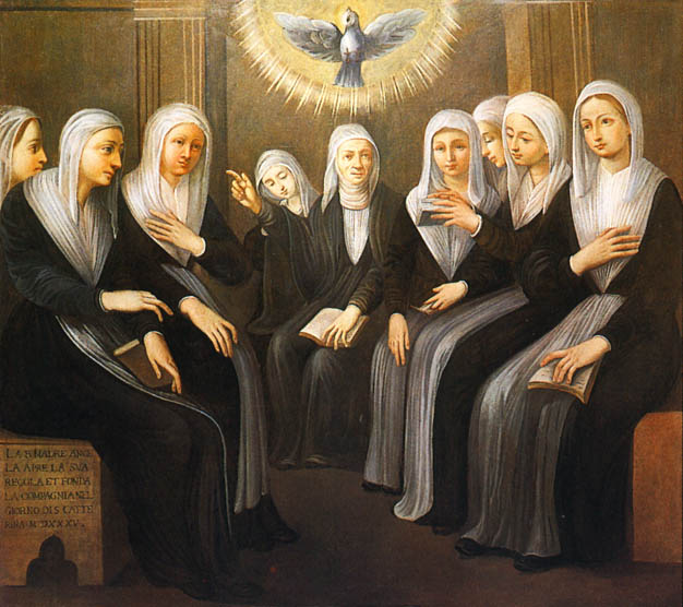 St Angela Merici and daughters