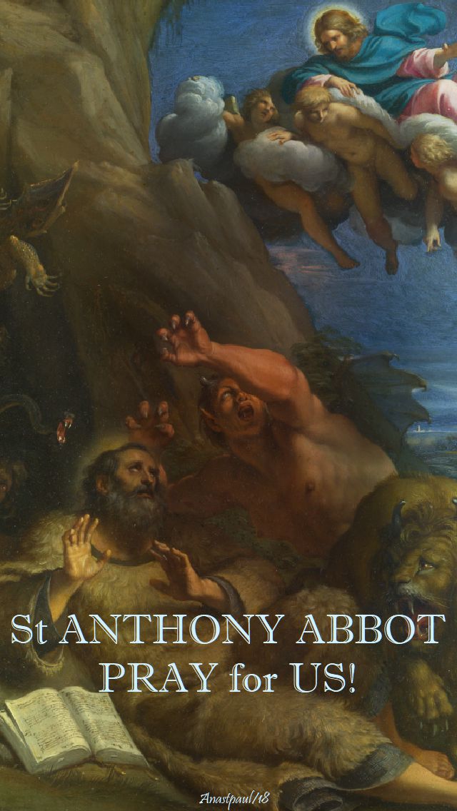 st anthony abbot - pray for us