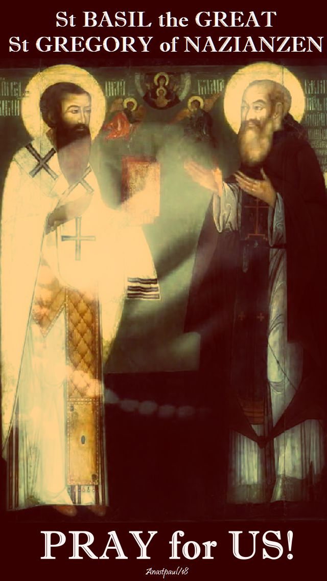 st basil and st gregory - pray for us - 2 jan 2018