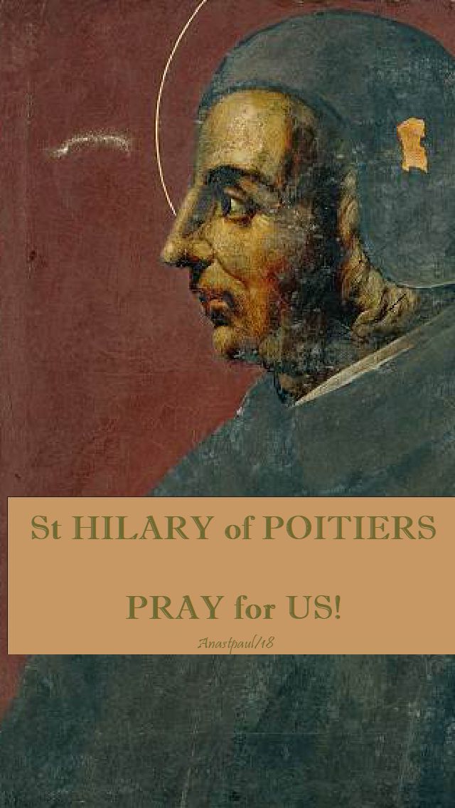 st hilary of poitiers pray for us