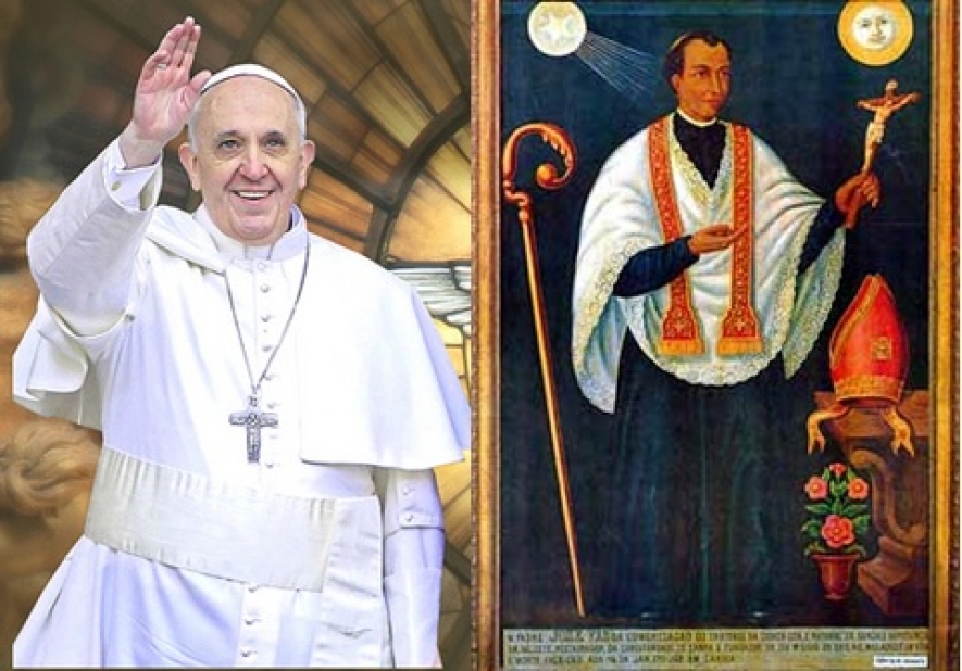 st joseph vaz &amp; pope francis