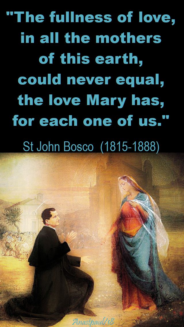 the fullness of love - st john bosco - 31 jan 2018