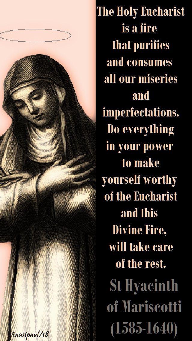 the holy eucharist - st hyacinth - 18 jan 2018