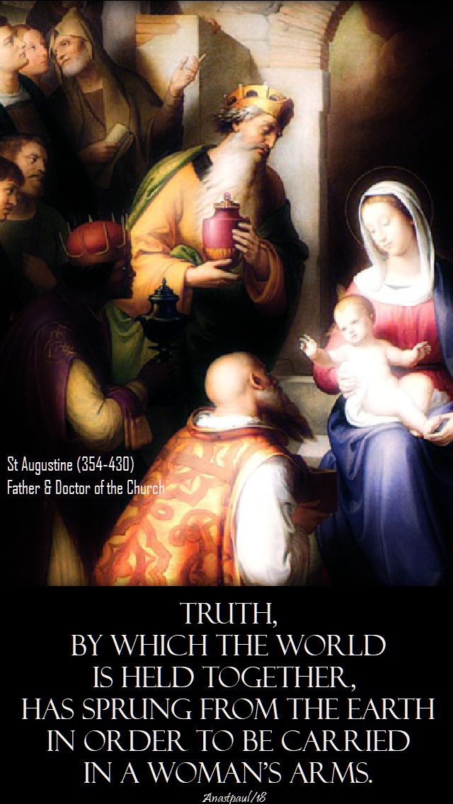 truth, by which the world - st augustine - 7 jan 2018