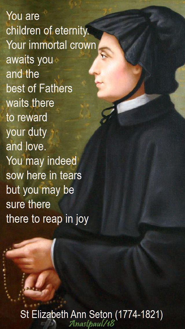 you are children of eternity - st e a seton - 4 jan 2018