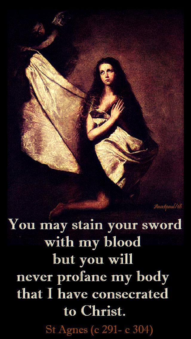 you may stain your sword - st agnes - 21 jan 2018