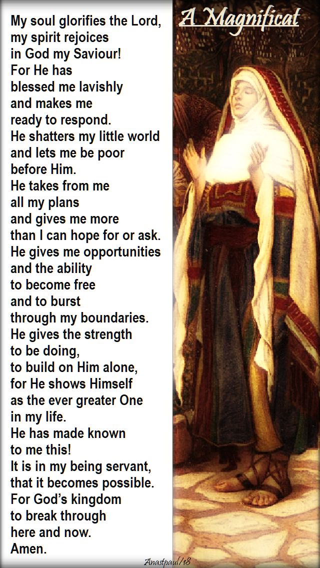 a magnificat - 9 feb 2018