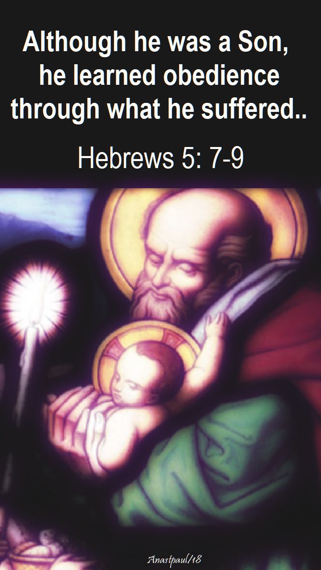 although he was a son - hebrews 5 - 7-9