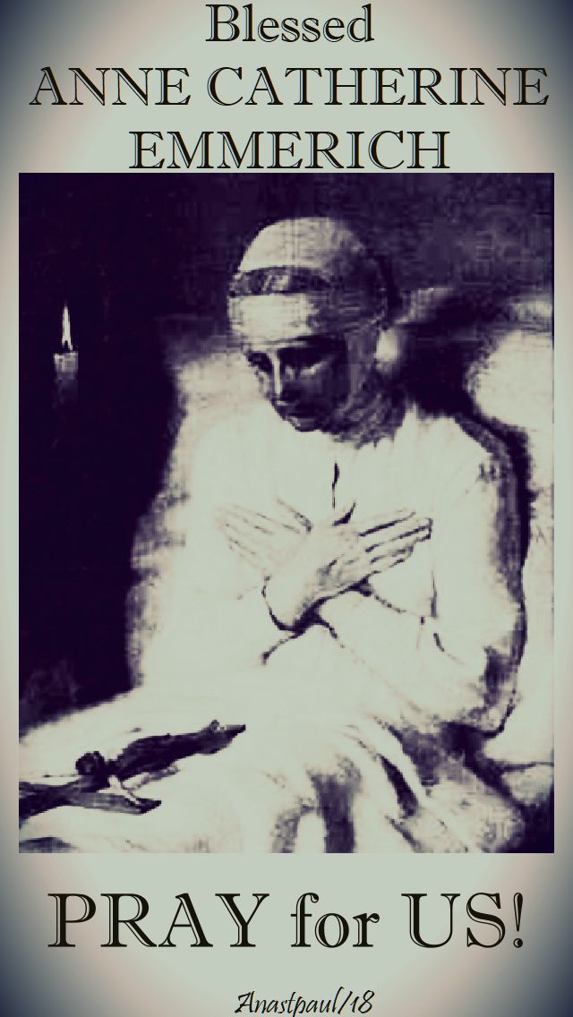 bl anne - pray for us - 9 feb 2018