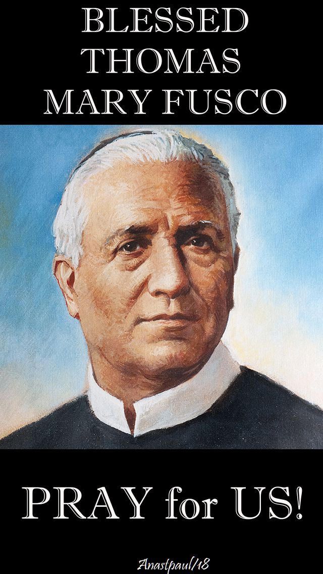 bl thomas mary fusco - pray for us - 24 feb 2018