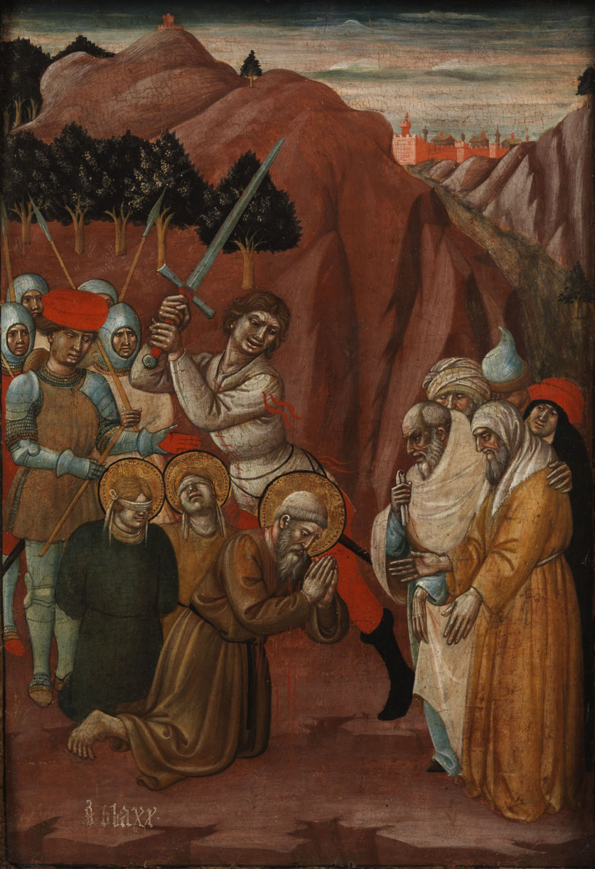 Giovanni Antonio da Pesaro, St. Blaise Martyrdom, 15th cent.