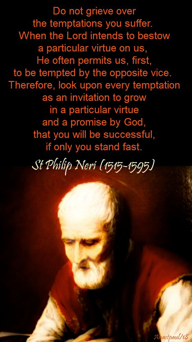 do not grieve - st philip neri - 1 feb 2018