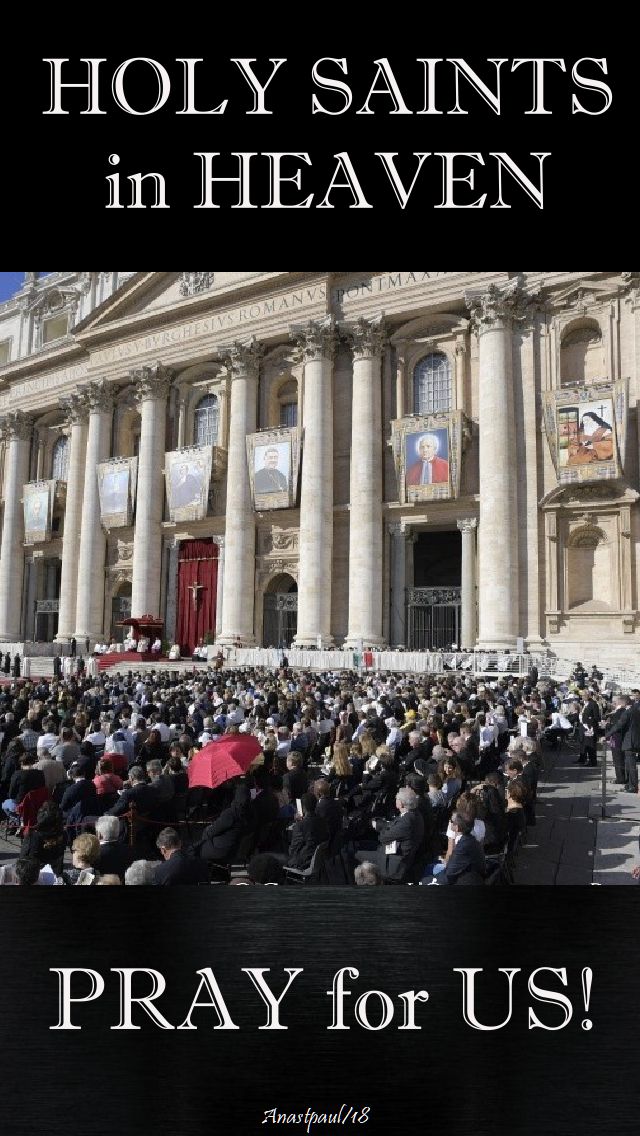 holy saints pray for us - 6 FEB 2018