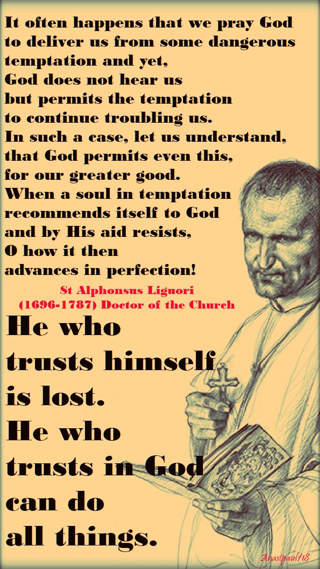 it often happens - st alphonsus - 1 feb 2018