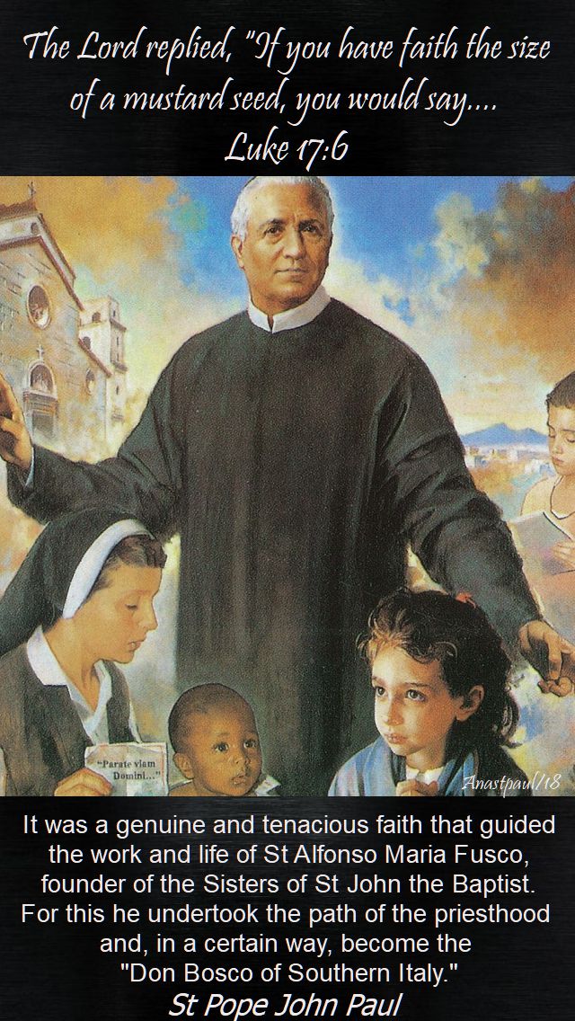 it was a genuine - st john paul on st alfonso - 6 feb 2018