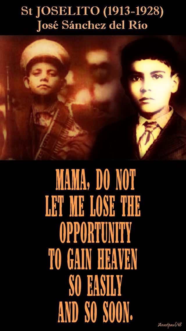 mama, do not let - st joselito - 10 feb 2018