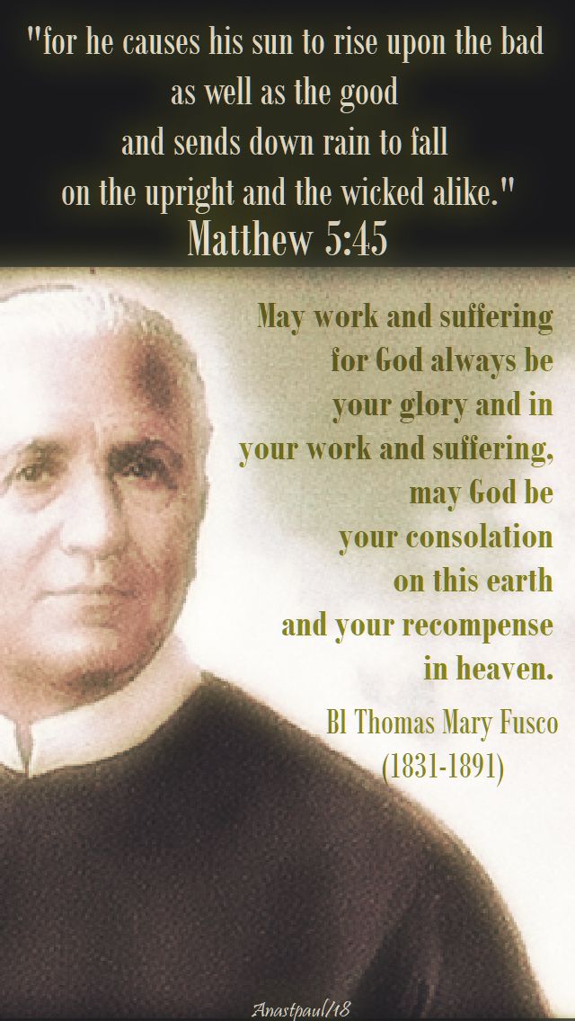 may work and suffering for god - 24 feb 2018